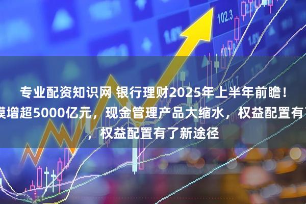 专业配资知识网 银行理财2025年上半年前瞻！14家规模增超5000亿元，现金管理产品大缩水，权益配置有了新途径